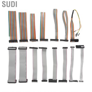 Sudi 8pcs ECU Programmer  Tuning Tool Full Cable Set Wear Resistant Heatproof for KTAG V7.020 V2.25 Red PCB