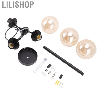 Lilishop 3 Bulb Ceiling Light Fixture Modern Simple Support E27 E26