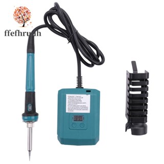 Ffefhrudh 60W 300-510℃ หัวแร้งบัดกรีไฟฟ้า 936 เมตร ปรับระดับความร้อนได้ สําหรับแบตเตอรี่ Makita