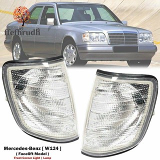 Ffefhrudh ไฟเลี้ยวติดมุมหน้ารถยนต์ สําหรับ Mercedes-Benz W124 E320 E420 E500 1994-1996 1 คู่ 1248261143 1248261243