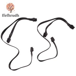 Ffefhrudh สายเคเบิลแยกพาวเวอร์ซัพพลาย PCI-E 8Pin 1 เป็น 2 พอร์ต 6+2Pin PCIe 8 Pin 6Pin สําหรับ Cooler Master V550 V650 V750 PSU 2 ชิ้น