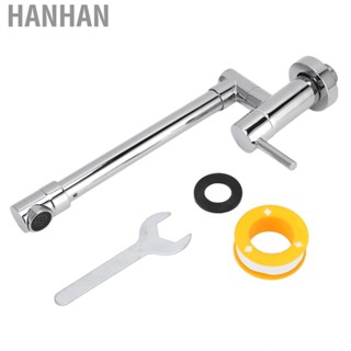 Hanhan External Thread G1/2 Sink Faucet Tap 360 Degree Rotating Cold Water