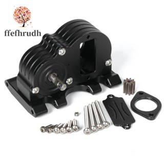 Ffefhrudh กล่องเกียร์ LCG พร้อมแผ่นกันลื่น สําหรับอัพเกรดรถไต่หินบังคับ 1/10 Axial SCX10 I II III