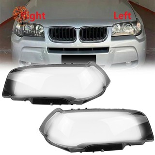 Ffefhrudh ฝาครอบเลนส์ไฟหน้ารถยนต์ แบบใส สําหรับ BMW X3 E83 2003-2011