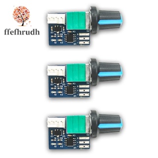 Ffefhrudh พัดลมระบายความร้อนคอมพิวเตอร์ 4 Pin พลังงานต่ํา 3 ชิ้น