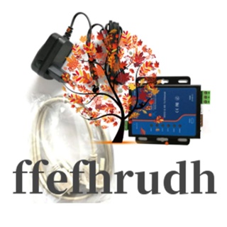 Ffefhrudh Usr-Tcp232-410S RS232 RS485 อะแดปเตอร์แปลงสายอีเธอร์เน็ต เป็นสายอีเธอร์เน็ต อะไหล่สํารอง แบบเปลี่ยน รองรับ DHCP DNS ปลั๊ก EU