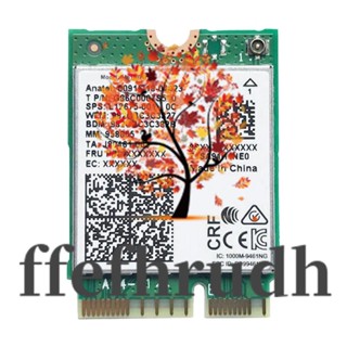 Ffefhrudh การ์ด WiFi PCB สีเขียว สําหรับ Intel 9461NGW WiFi Card AC 9461 2.4G 5G Dual Band 802.11AC M2 Key E CNVI บลูทูธ 5.0