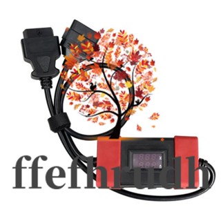 Ffefhrudh อะแดปเตอร์สายเคเบิลต่อขยาย 24V 12V Obd2 16Pin สําหรับรถบรรทุก