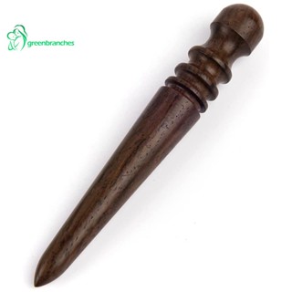 Greenbranches1 อุปกรณ์ขัดขอบเครื่องหนัง ไม้มะเกลือ 4 ร่อง