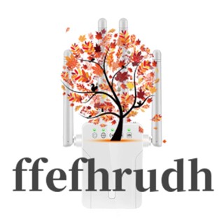 Ffefhrudh อุปกรณ์ขยายสัญญาณไวไฟ ปลั๊ก US สีขาว สําหรับบ้าน