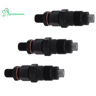 Greenbranches1 หัวฉีดน้ํามันเชื้อเพลิง แบบเปลี่ยน สําหรับ Kubota D905 V1305 V1505 D1105 D1005 V1205 16032-53902 16032-53900 3 ชิ้น