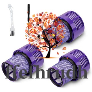 Ffefhrudh อะไหล่ไส้กรอง แบบเปลี่ยน สําหรับ Dyson V10 Cyclone Series V10 Motorhead V10 Animal V10 Absolute V10 Total Clean SV12 3 แพ็ค