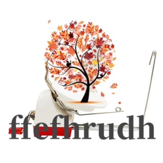 Ffefhrudh เครื่องม้วนไหมพรม แบบมือบิด สําหรับถักโครเชต์ 1 ชิ้น