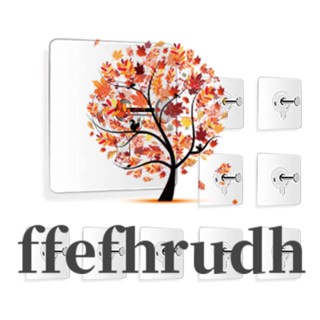 Ffefhrudh ตะขอแขวนรูปภาพ แบบไม่มีกาวในตัว ไม่ต้องเจาะผนัง 10 ชิ้น