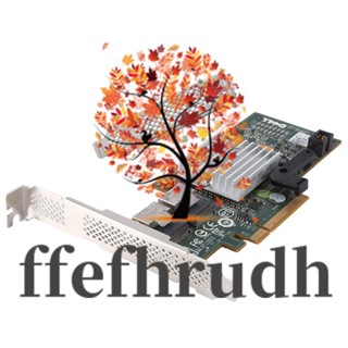 Ffefhrudh ตัวควบคุม โหมด IT SATA SAS SAS2008 HBA RAID 6Gbps PCIe X8 LSI 9211-8I M1015 ZFS FreeNAS 03J8FW สําหรับ Dell H200
