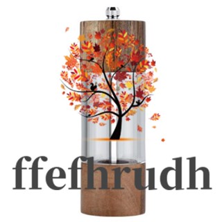 Ffefhrudh เครื่องบดพริกไทย เกลือ พริกไทย แบบใส แกนเซรามิค อเนกประสงค์ 6 นิ้ว