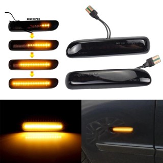 Qeufjhpoo ไฟเลี้ยวไดนามิก LED สําหรับ BMW 3 Series E46 Coupe1997-2001