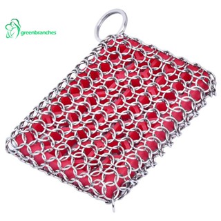 Greenbranches1 เครื่องขัดผิว เหล็กสเตนเลส 316 สีแดง สําหรับห้องครัว