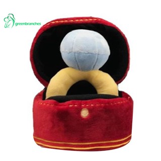 Greenbranches1 กล่องแหวนใส่อาหาร ประดับเพชร ของเล่นเคี้ยว สําหรับสัตว์เลี้ยง สุนัข ลูกสุนัข 1 ชิ้น