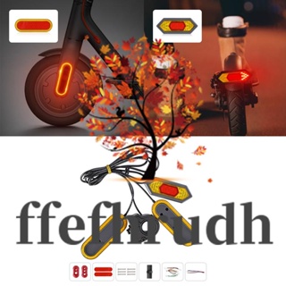 Ffefhrudh ไฟเลี้ยวสกูตเตอร์ไฟฟ้า LED ด้านหน้า และด้านหลัง เพื่อความปลอดภัย สําหรับ Xiaomi Mi M365 1S PRO