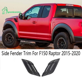 Greenbranches1 ขอบบังโคลนช่องแอร์ด้านหน้ารถยนต์ สําหรับ Ford F150 Raptor 2015-2020 2 ชิ้น