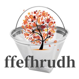 Ffefhrudh ที่กรองกาแฟ สเตนเลส 4 กรวย ใช้ซ้ําได้ อุปกรณ์เสริม สําหรับเครื่องชงกาแฟ นินจา