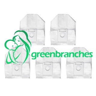 Greenbranches1 ถุงเก็บฝุ่น แบบเปลี่ยน สําหรับเครื่องดูดฝุ่น ROIDMI EVE Plus 5 ชิ้น