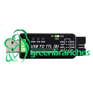 Greenbranches1 โมดูลแปลงพอร์ตอนุกรม USB เป็น TTL CH343G รองรับวงจรแปลง 5V 3.3V