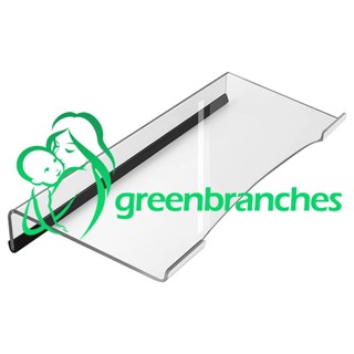 Greenbranches1 ที่วางคีย์บอร์ดอะคริลิคใส แบบเอียง สําหรับคอมพิวเตอร์ตั้งโต๊ะ สํานักงาน