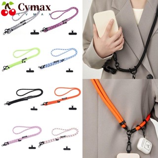 Cvmax สายคล้องกล้อง สายคล้องโทรศัพท์มือถือ ปรับได้ 7 มม. สายคล้องไนลอน ป้องกันการสูญหาย สําหรับผู้ชาย