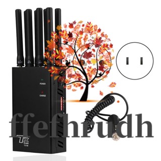 Ffefhrudh เครื่องตรวจจับตําแหน่ง GPS 8 Band 2G 3G 4G+WiFi+GPS+Beidou ไม่มีตําแหน่ง GPS ปลั๊ก EU 1 ชุด