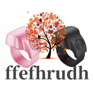 Ffefhrudh แหวนรีโมตกดชัตเตอร์ เซลฟี่ ไร้สาย บลูทูธ 5.1 แบบพกพา สีชมพู 1 ชิ้น