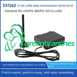 Waveshare SX1262-LoRa-DTU-HF 850-930MHz รางไกด์รางไกด์ส่งข้อมูล DTU RS232 RS485 RS422 เป็น LoRa อลูมิเนียมอัลลอย สําหรับ Sub GHz HF