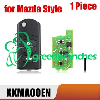 Greenbranches1 Xhorse XKMA00EN อะไหล่รีโมตกุญแจ 3 ปุ่ม แบบเปลี่ยน สําหรับ Mazda Style VVDI