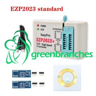 Greenbranches1 EZP2023 โปรแกรมเมอร์พลาสติก สีขาว EZP2023 รองรับ 24 25 93 EEPROM Bios 25T80