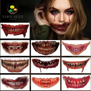 Tarsureth สติกเกอร์รอยสักชั่วคราว ลายฮาโลวีน 10 ชิ้น