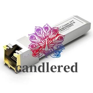 ตัวรับส่งสัญญาณทองแดง SFP-10G-T-S 10G SFP+ RJ-45 1.25 2.5 5 10G-T CAT.6A