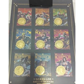 การ์ดอะนิเมะ One Piece Card SQ สีทอง ชุดละ 9 ชิ้น