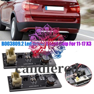เทียน B003809.2 ชิปบอร์ดไฟท้าย LED แบบเปลี่ยน สําหรับ BMW X3 F25 10-17 2 ชิ้น