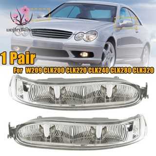 Uejfrdkuwg ไฟเลี้ยว LED ติดกระจกมองข้าง ซ้าย ขวา สําหรับ Mercedes Benz W209 CLK 2002-2009