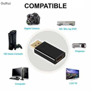 {RUI} พอร์ตแสดงผล เป็น HDMI Displayport DP HDMI สายเคเบิล อะแดปเตอร์ สายวิดีโอ HDTV PC 4K {OuRui}