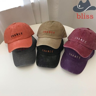 หมวกเบสบอล ผ้าฝ้าย พิมพ์ลายตัวอักษร BLISS สไตล์ฮิปฮอป เหมาะกับใส่กลางแจ้ง สําหรับผู้ชาย และผู้หญิง