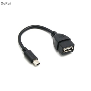 {RUI} อะแดปเตอร์สายเคเบิล Mini USB Male to USB Female สําหรับกล้องวิดีโอ {OuRui}