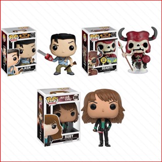 Ere1 FUNKO POP The Evil Dead ฟิกเกอร์แอกชัน Ashley Deadite Ruby โมเดลตุ๊กตา ของเล่นสําหรับเด็ก ของขวัญ ของสะสม เครื่องประดับ