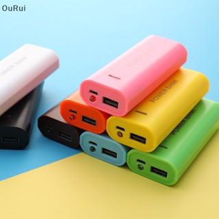 {RUI} กล่องเคสชาร์จ USB 5V 5600mAh 2X 18650 DIY สําหรับชาร์จ {OuRui}