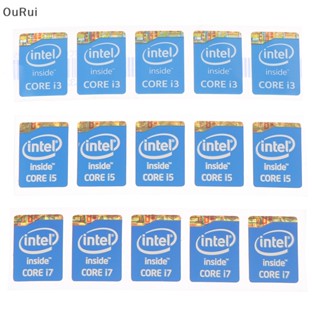 {RUI} สติกเกอร์ฉลาก 4th Generation Intel Core I3 I5 I7 สําหรับตกแต่งสมุดโน้ต 5 ชิ้น