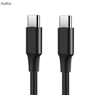 {RUI} El สายชาร์จ USB Type C เป็น USB C ชาร์จเร็ว สําหรับ Android PD 60W