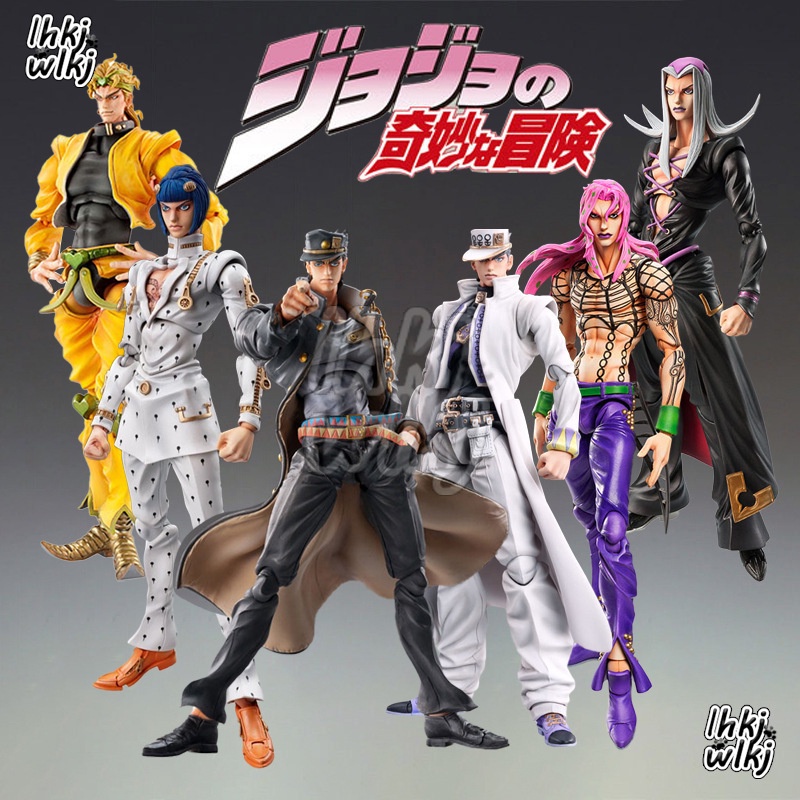 โมเดลฟิกเกอร์ JoJo's Bizarre Adventure Jonathan Joseph Joestar Bruno Buccellati Killer Queen Jolyne Cujoh สําหรับตกแต่งห้อง