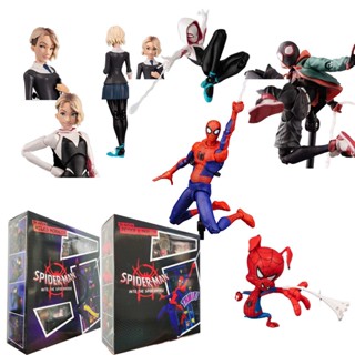 ฟิกเกอร์ SpiderMan SV Action Spider Gwen HAM Peter B Parker Miles Morales ของเล่นสําหรับเด็ก