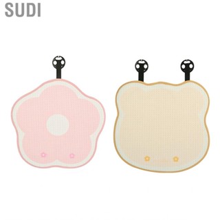 Sudi Seat Pad Mat  Car Cool Breathable Cute Cartoon Pattern Ice Silk for Vehicle